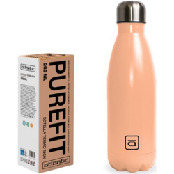 Μπουκάλι-θερμός ανοξείδωτο πορτοκαλί 500ml Atlantic