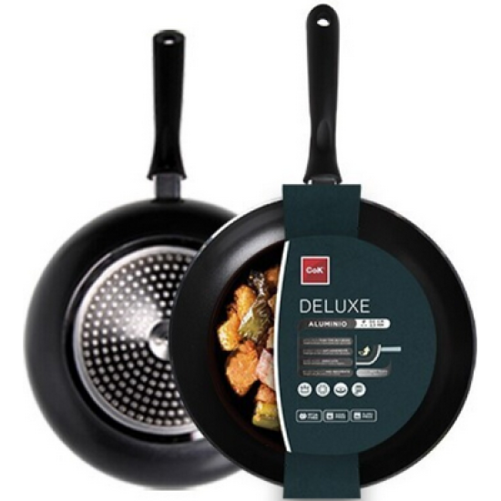 Τηγάνι αντικολλητικό βαθύ 3mm 26εκ. Deluxe