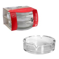 Σετ 2 σταχτοδοχεία γυάλινα 10,7εκ.