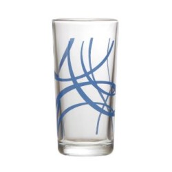 Σετ 6 ποτήρια νερού 260ml Chile Dark Blue Arcs