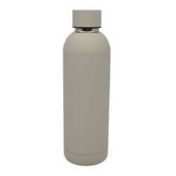Μπουκάλι-θερμός ανοξείδωτο 18/10 soft touch taupe ματ χρώμα 500ml