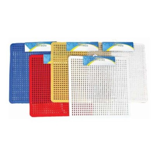 Βεντούζα μπάνιου αντιολισθητική PVC 50x50εκ. Δίχτυ