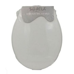 Καπάκι τουαλέτας πλαστικό PP λευκό 43x36εκ.