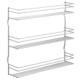 Ραφιέρα επιτοίχια polytherm 3όροφη για βαζάκια 36x8x32εκ. Pepito