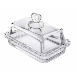 Βουτυριέρα γυάλινη 17x10,5x10εκ.