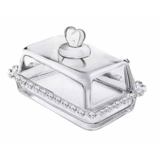 Βουτυριέρα γυάλινη 17x10,5x10εκ.