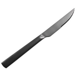 Μαχαίρι steak ανοξείδωτο 18/0 5mm 21,5εκ. Porto Black Shiny