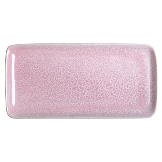 Πιατέλα πορσελάνης ροζ 28x14εκ. Pink Reactive Glaze Πιατέλα πορσελάνης ροζ 28x14εκ. Pink Reactive Glaze