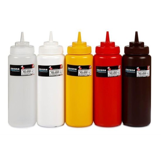 Δοχείο κέτσαπ πλαστικό 950ml Corona Δοχείο κέτσαπ πλαστικό 950ml Corona