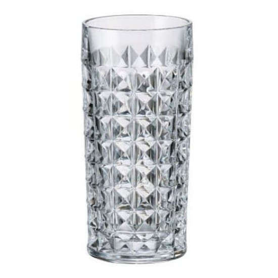 Ποτήρι σωλήνα κρυστάλλινο σκαλιστό 260ml Diamond Ποτήρι σωλήνα κρυστάλλινο σκαλιστό 260ml Diamond